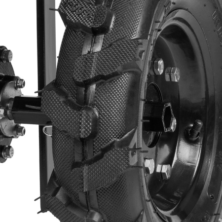 Мотоблок DPT-270X, 7 л.с., диск.сцеп, шир 90 см, глуб 35 см,фрез 3х4,ВОМ,скор 2В/1Н,кол 8" Denzel