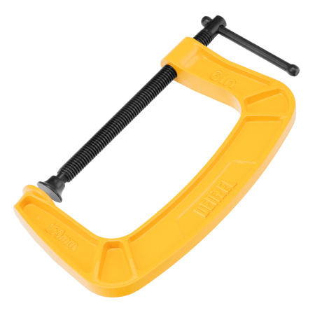 Струбцина G-образная, усиленная, 150 мм Denzel цена