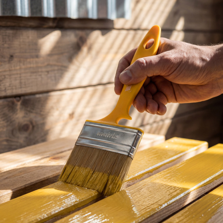 Кисть флейцевая "Лаки" Color Line 100 х 12 мм Matrix цена