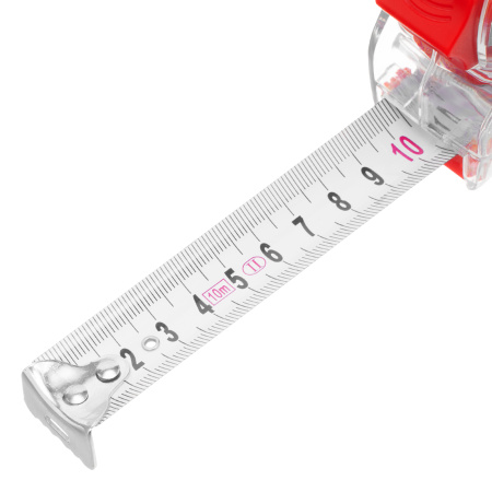 Рулетка Crystal,10 м х 25 мм,корпус из поликарбоната Matrix цена