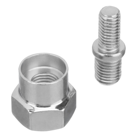 Катушка универсальная триммерная, гайка М8 х 1.25, гайка М10, винт М8-М10, левая резьба, шаг 1.25 мм Denzel цена