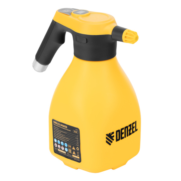Опрыскиватель аккумуляторный D-2LI, 2 л, 3,7 В, 2,2 Ач Denzel цена