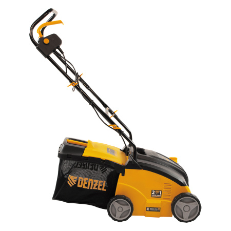 Скарификатор-аэратор  электрический SAE-1500, 1500 Вт, -11/+5 мм, 32 cм Denzel цена