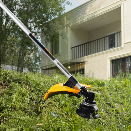 Триммер бензиновый DT 33, 33 см3, 1.8 л. с, неразъемная штанга, состоит из 2 частей Denzel цена