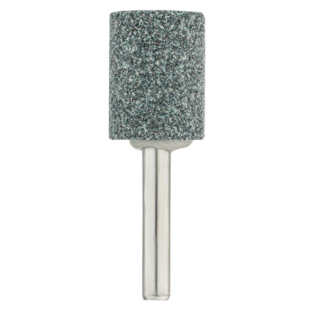 Шарошка абразивная, цилиндр, 19 x 25 мм, для дрели, хвостовик d6 мм, 63С Denzel