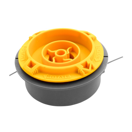 Катушка триммерная полуавтомат, быстрая заправка, шестигранник HEX х 15/6, болт 5/16 левый, М8 левый Denzel цена