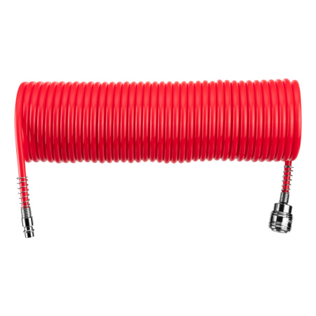 Шланг спиральный воздушный, 10 м, с быстросъемными соединениями Matrix цена