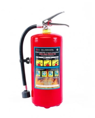 Огнетушитель воздушно-эмульсионный ОВЭ-6 (з) АВСЕ, морозостойкий (до -40°С)