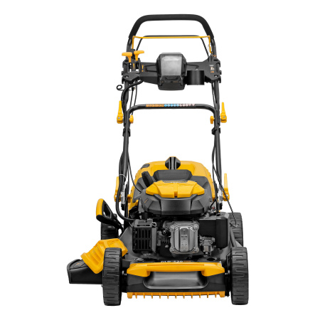 Газонокосилка бензиновая GLD-520SP-VE, 196 см3, ширина 52 см, привод, вариатор, электрический старт, 60 л Denzel цена