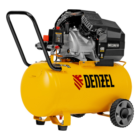 Компрессор воздушный DKV2200/50, Х-PRO 2.2 кВт, 400 л/мин, 50 л Denzel