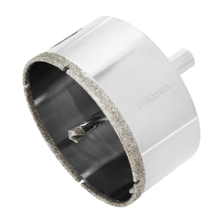 Сверло алмазное по керамограниту, 80 х 67 мм, трехгранный хвостовик Matrix