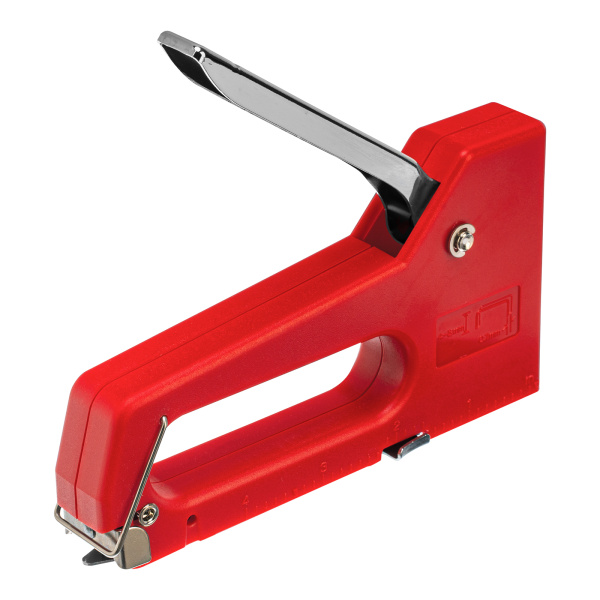 Степлер мебельный пластиковый, тип скобы 53, 4-8 мм Matrix цена