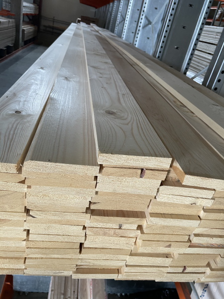 Доска сухая строганная 20х100х6000