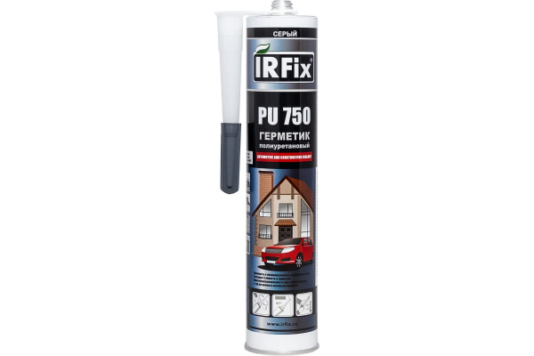 Полиуретановый герметик IRFIX PU-750 серый 300 мл 20146