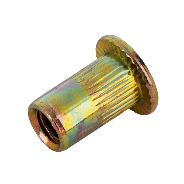 Заклепки резьбовые, стальные, оцинкованные, М4, пластиковый кейс, 140 шт. Denzel цена