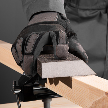 Губка для шлифования, 120 х 90 х 25 мм, трапеция, мягкая, P 40 Matrix