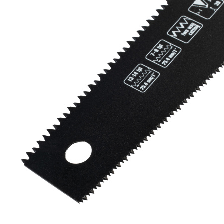 Ножовка по дереву UNIVERSAL, 350 мм, две рабочие кромки 13-14 TPI и 7-8 TPI, тефлоновое покрытие Matrix цена