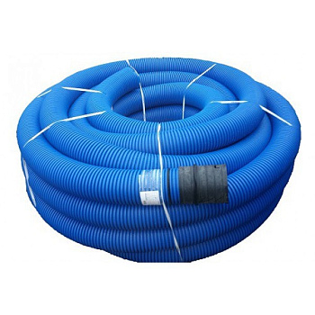 Труба защитная двустенная d 110мм синяя (бухта 50м) SN6