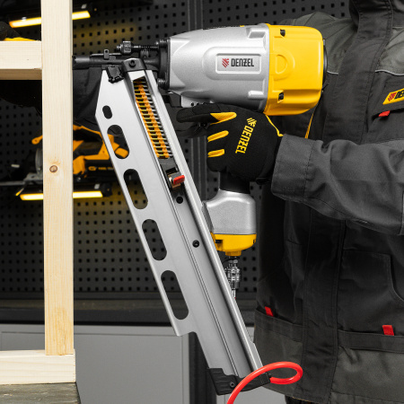 Нейлер пневматический PN2190 для гвоздей SN21 от 50 до 90 мм Denzel цена