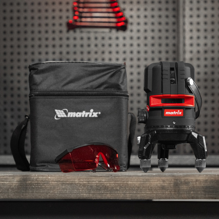 Лазерный уровень ML 05 Red, 20 м, 635 нм, резьба 5/8" Matrix цена