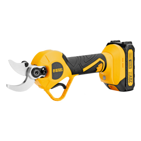 Секатор аккумуляторный, бесщет., CP-30BL, Li-Ion, 20 В, лезвия SK5 // Denzel цена
