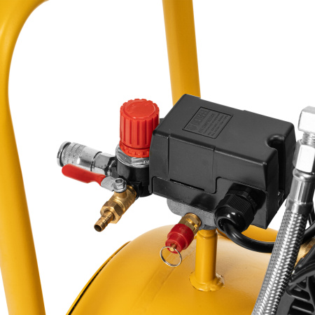 Компрессор безмасл. малошумный DLP -3000/50, 3 кВт, 2х1,5 кВт,50 л, 2850 об/мин,500 л/мин Denzel