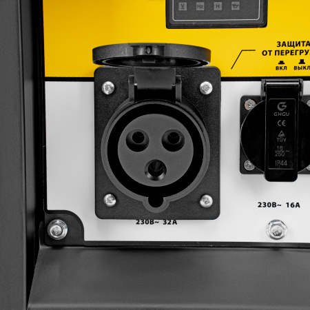 Генератор дизельный DES-55, 5,5 кВт, 230 В, 11 л, ручной стартер Denzel