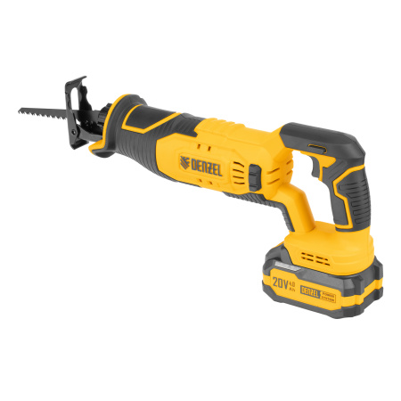 Пила сабельная аккумуляторная RS-180, Li-Ion, 20 В Denzel