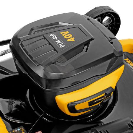 Газонокосилка аккумуляторная бесщет. DLM-460, 460 мм, травосб. 65 л., Li-Ion, 40 В Denzel цена