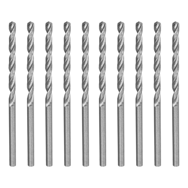 Сверло по металлу, 2.5 мм, полированное, HSS, 10 шт, цилиндрический хвостовик Matrix