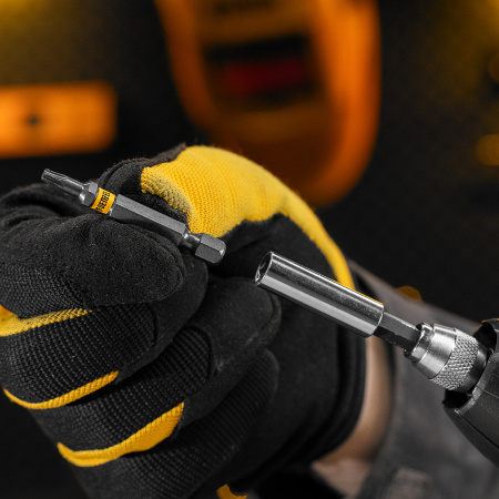 Бита TX 15х50, сталь S2, шестигранный профиль, 10 шт. Е 6,3 Denzel