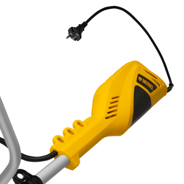 Триммер электрический TE-1400, 1400 Вт, 420 мм, катушка + диск, разборная штанга Denzel цена