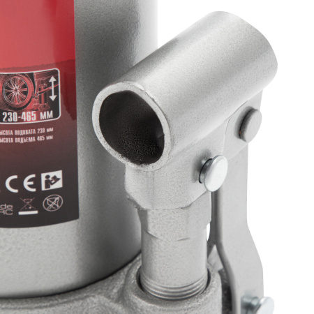 Домкрат гидравлический бутылочный, 12 т, высота подъема 230-465 мм Matrix цена