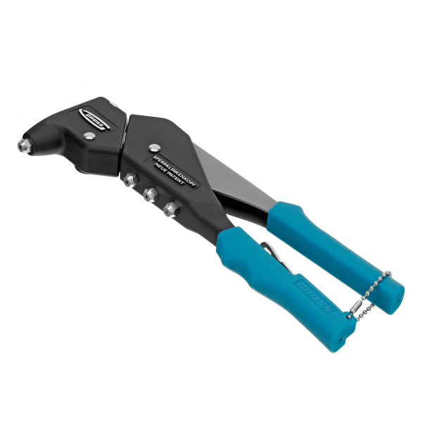 Заклепочник литой, усиленный, поворотный 0-360 град, заклепки 2.4-4.8 мм Gross цена