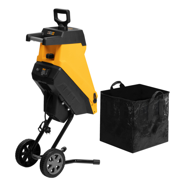 Измельчитель садовый электрический ECS-2500, 2500 Вт, 45 мм Denzel цена