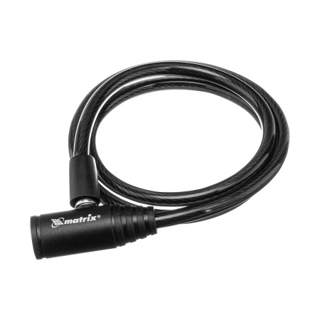 Замок тросовый универсальный, 8 х 960 мм Matrix цена