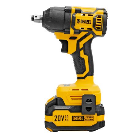 Гайковерт ударный аккумуляторный бесщет. CIWH-BL-20-500, Li-Ion, 20 В Denzel