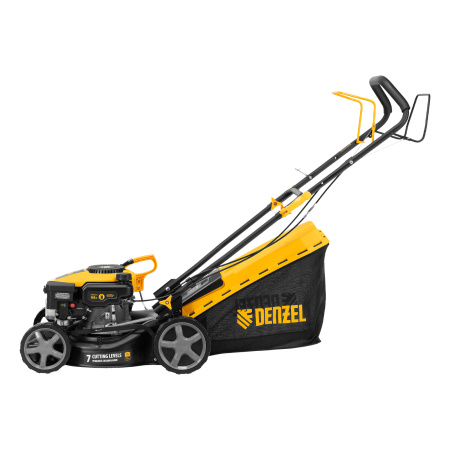 Газонокосилка бензиновая GLD-410SP-K, 150 см3, 41 см, привод, 40 л// Denzel цена