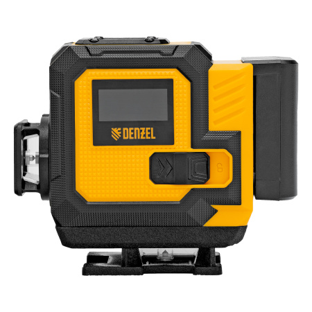 Лазерный уровень мультипризменный DLV-360-3C, 30 м, зеленый луч, Li-Ion 2,4 Aч, кейс// Denzel цена