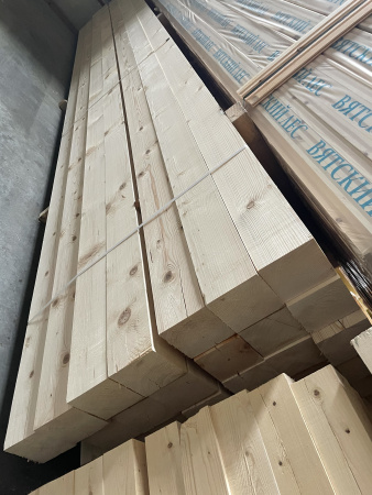 Брус сухой строганный 150х150х6000