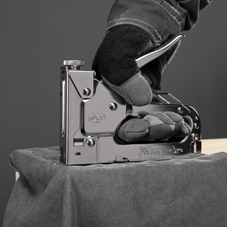 Степлер мебельный регулируемый, тип скобы 53, 4-14 мм Matrix цена