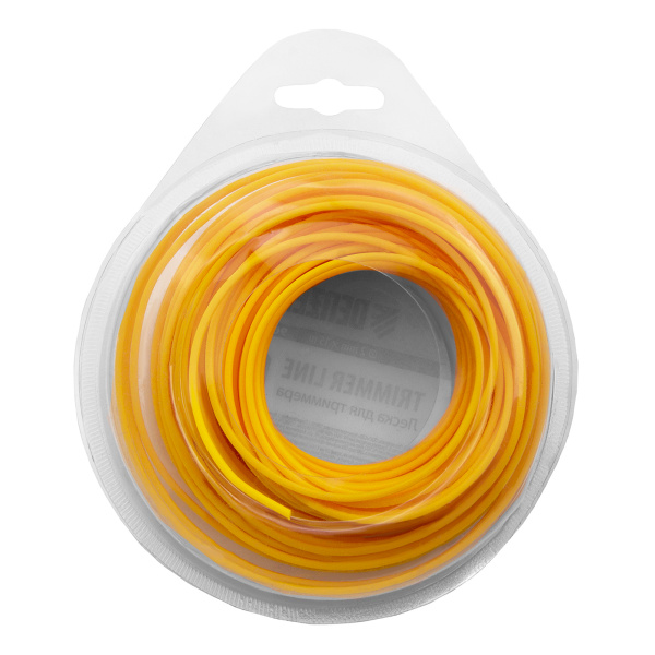 Леска для триммера квадратная, 2 мм х 15 м Denzel цена