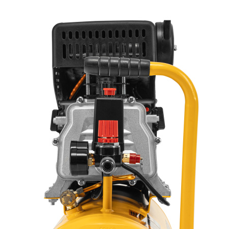 Компрессор воздушный DC1500/24, прямой привод, 1.5 кВт, 24 литра, 220 л/мин Denzel