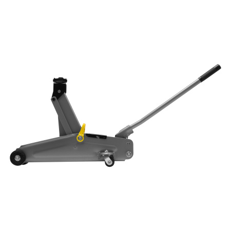 Домкрат гидравлический подкатной, 2 т, высота подъема 135-385 мм, в пластиковый кейсе Matrix цена