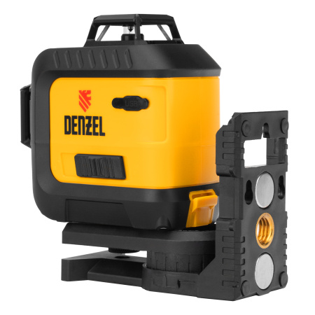 Лазерный уровень мультипризм. LXI 360-2 Green, 30 м, 520 Нм, акк. Li 2800 mAh, резьба 1/4" Denzel цена