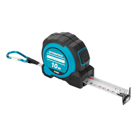 Рулетка "Automatisch", 10 м х 32 мм, нейлон, магнит, двустор. разметка, антиизлом, автоcтоп Gross цена