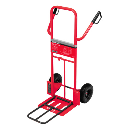 Тележка 2-х колесная, усиленная, грузоподъемность 300кг,откидная платформа 580х290 Matrix цена