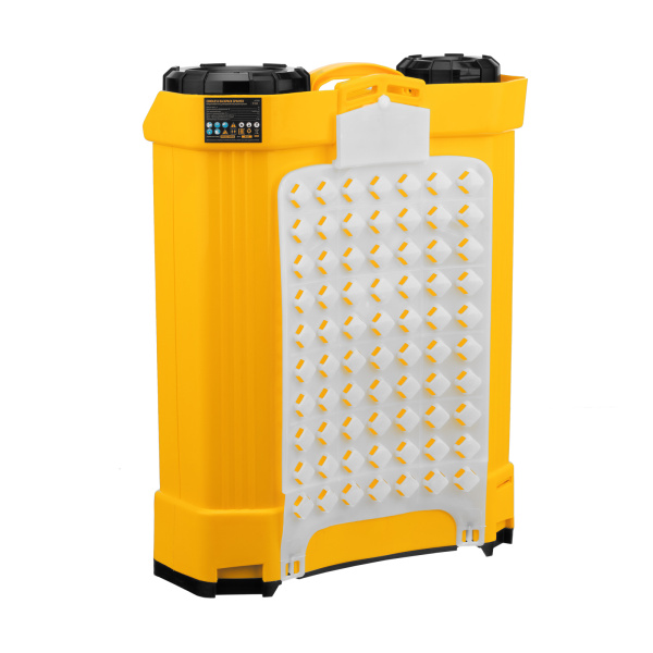 Опрыскиватель ранцевый аккумуляторный D-16LA, 16 л, 12 В, 8 Ач Denzel цена