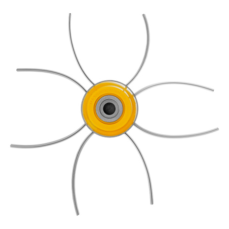 Головка триммерная универсальная, алюминиевый корпус, леска до 4 мм Denzel цена