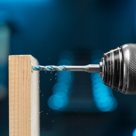 Набор сверл универсальных, Multipurpose PRO, 6-гр. хвостовик, 4-10мм, 5шт Gross